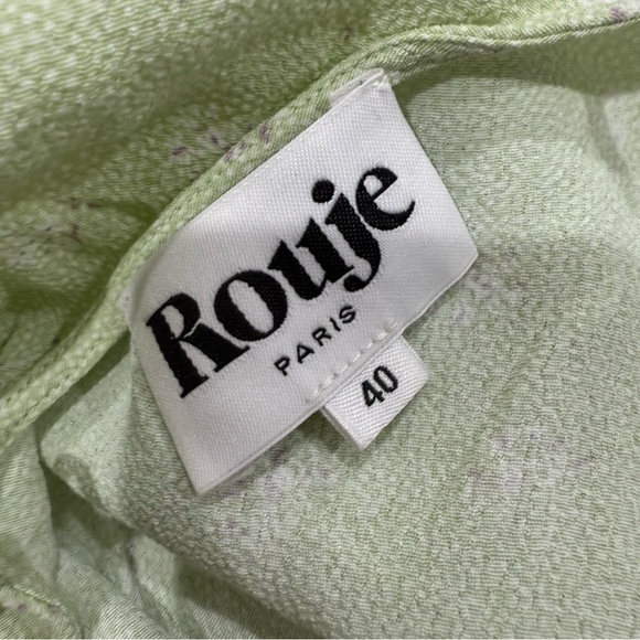 Rouje Dress Dorine Mini in Green Floral - Picture 8 of 9